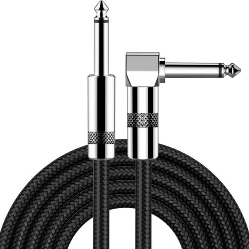 Cable para instrumentos eléctricos New Bee de 18 m color negro