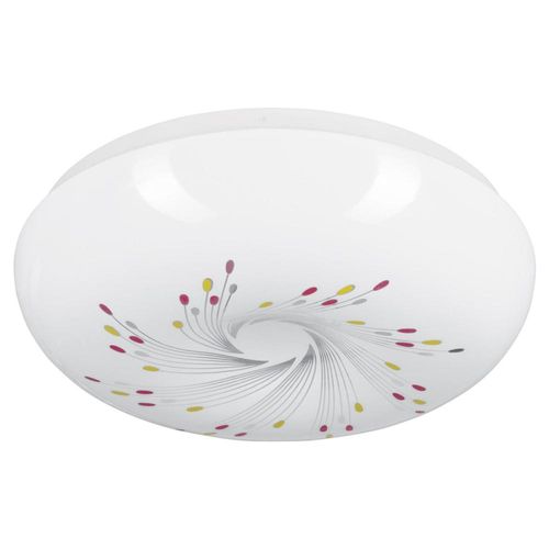 Plafón redondo, decorativo, diseño de espirales, 22 W, LED Volteck 43175