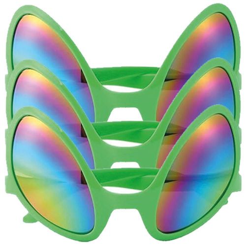 Lentes para disfraz MXGXN-003 GalaxGreen01 Gafas Modernas para sol