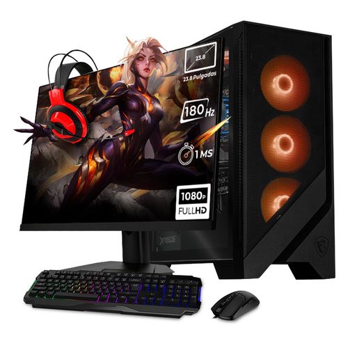 Xtreme pc msi rtx 5060 ti core i9 32gb ssd 1tb monitor 23.8