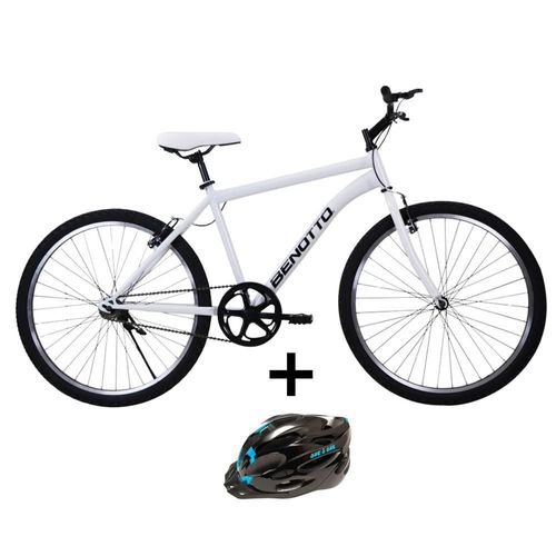 Combo bicicleta benotto pmo r26 1v hombre con casco talla l