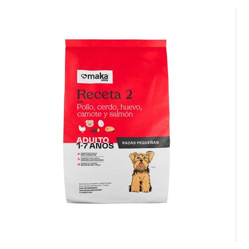Maka receta 2 adulto raza pequeña 8 kg,, original sellado