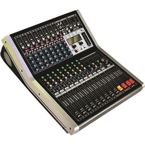 Mezcladora amplificada 8 canales usb bluetooth efectos kmx-ts8