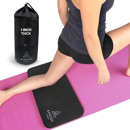 Rodillera Kinesis extra gruesa para yoga 25 cm con bolsa