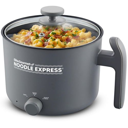 Olla eléctrica Elite Gourmet NOODLE EXPRESS 125 L gris