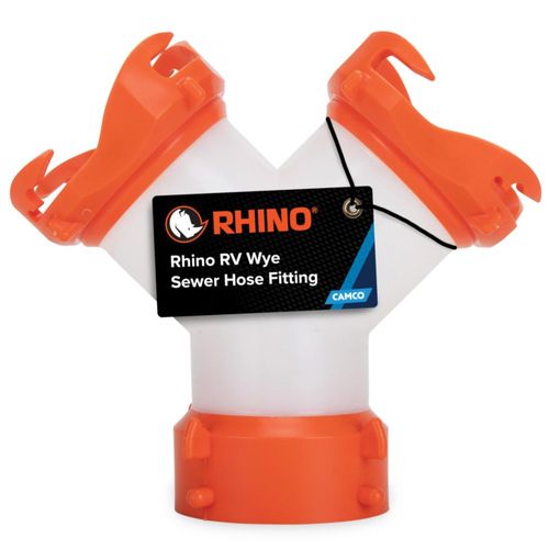 Montaje de manguera de alcantarillado Camco RhinoFlex Camper/RV Wye 39812
