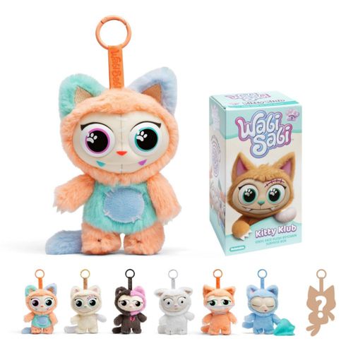 Juguete de peluche identificable con WabiSabi Kitty Club caja ciega regalo de Pascua