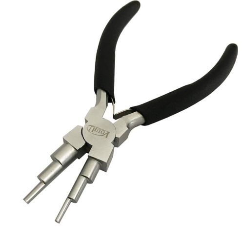 Pinzas para hacer uñas VOUIU 6 peldaños 5.8 pulgadas para joyería y manualidades
