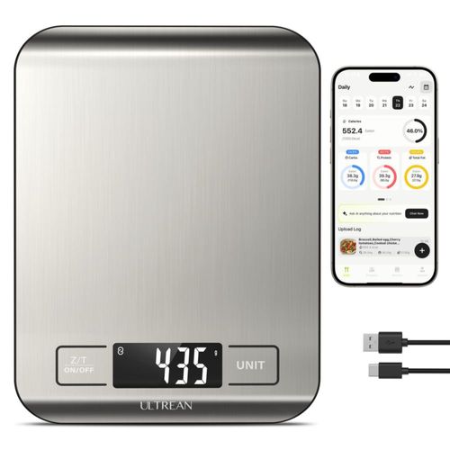 Báscula de cocina Ultrean Smart Food con calculadora nutricional