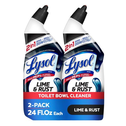 Limpiador para inodoros Lysol Lime & Rust 710 ml (paquete de 2)