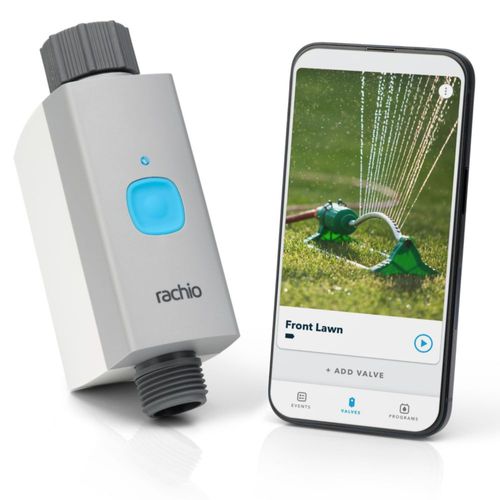 Temporizador de manguera inteligente Rachio 1 válvula WiFi controlado por la aplicación