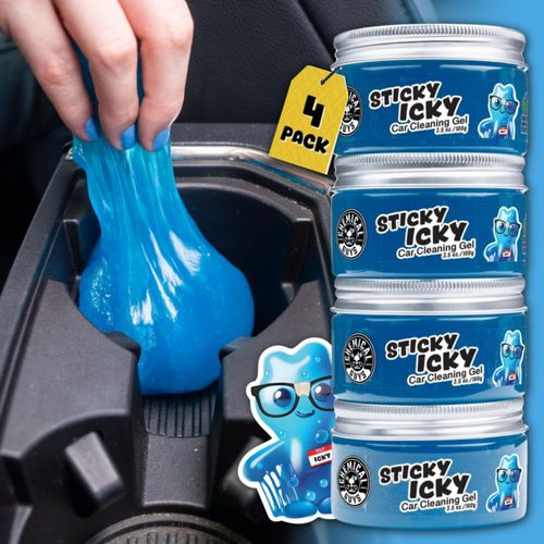 Gel limpiador Chemical Guys Sticky Icky Green Apple 100 g x4