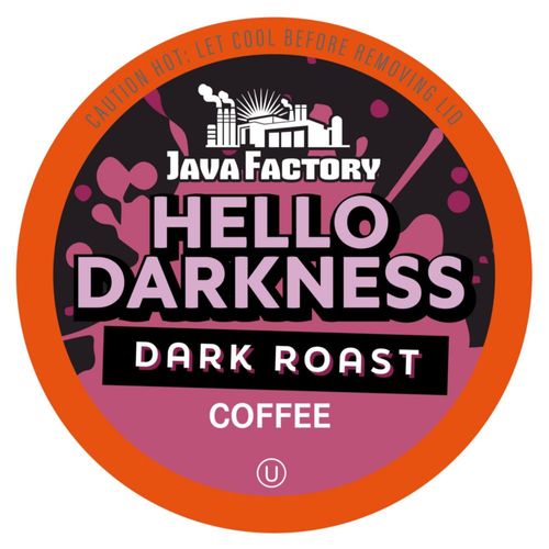 Cápsulas de café Java Factory Dark Roast Hello Darkness de 40 unidades