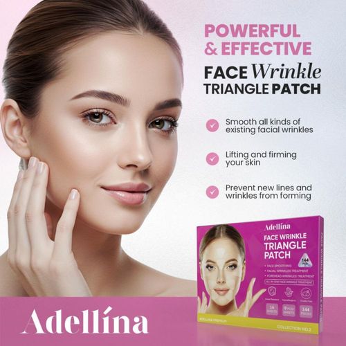 Parches antiarrugas faciales Adellina New Anti-Overnight (144 unidades)
