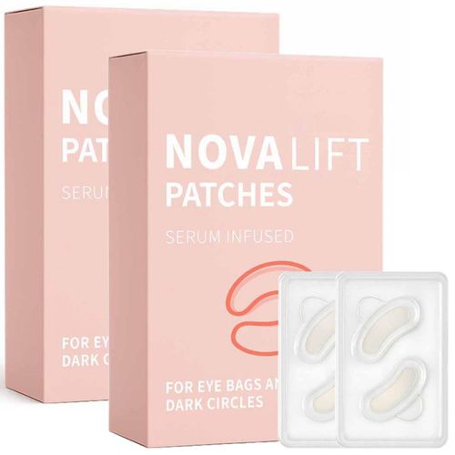 Parches para ojos NOVALIFT Under Eye Smile Line con sérum 6 pares