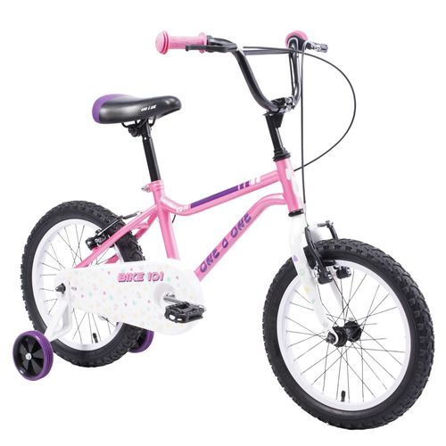 Bicicleta one o one infantil rodada 16 niña rosa bike 101