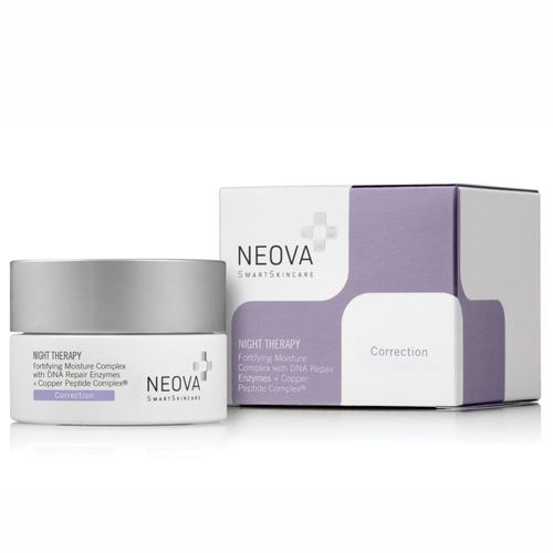 Crema hidratante de terapia nocturna NEOVA SmartSkincare con tripéptido de cobre