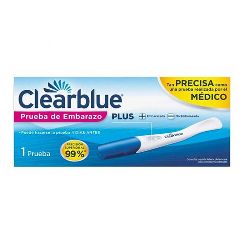 Prueba de embarazo clearblue plus