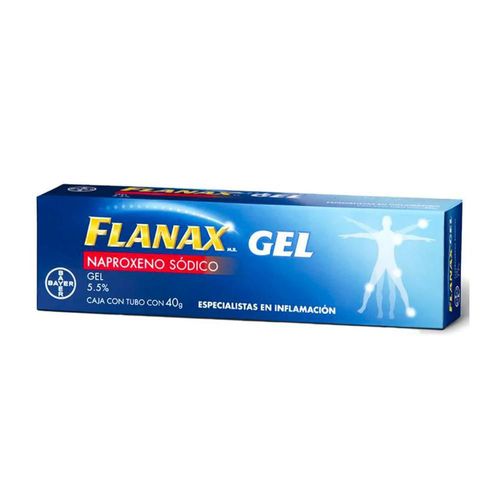 Gel flanax naproxeno sódico 5.5% 40 gr