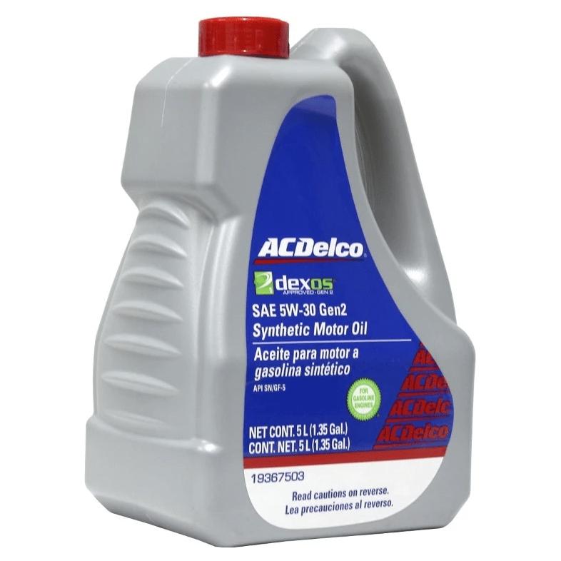 Aceite Sintetico ACDelco 5w30 DEXOS2 5 Lts