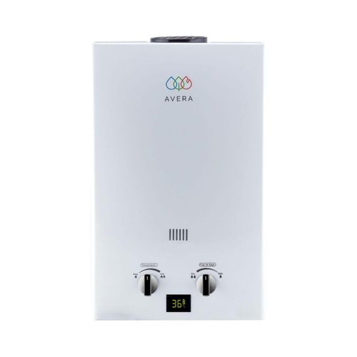 Calentador de agua instantáneo a Gas LP 2.5 Servicios Boiler 12 Litros AVERA C12L