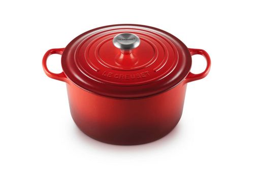 Horno holandés Le Creuset de hierro fundido esmaltado Signature 6.5 L color cereza