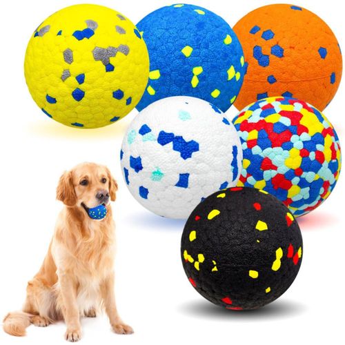 Pelotas para perro CHEODIN 6 piezas juguetes masticables indestructibles