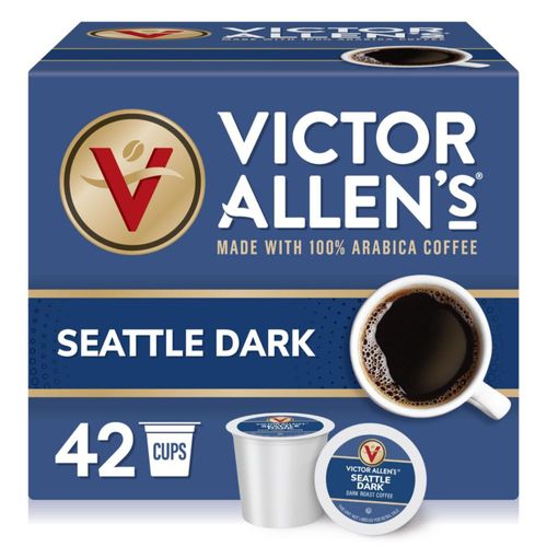 Cápsulas de café Seattle Dark Roast de Victor Allen 42 unidades