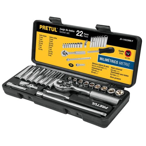Juego de 22 herramientas 1.4 mm para mecanico Pretul JD1.4X22MMP