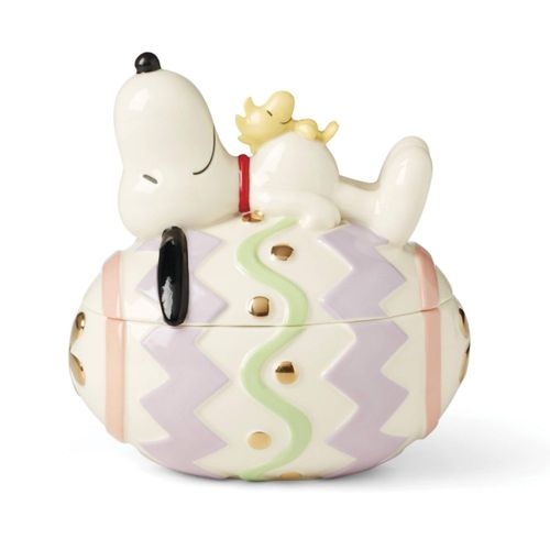 Plato para caramelos Lenox Peanuts Easter Snoopy porcelana 530 ml