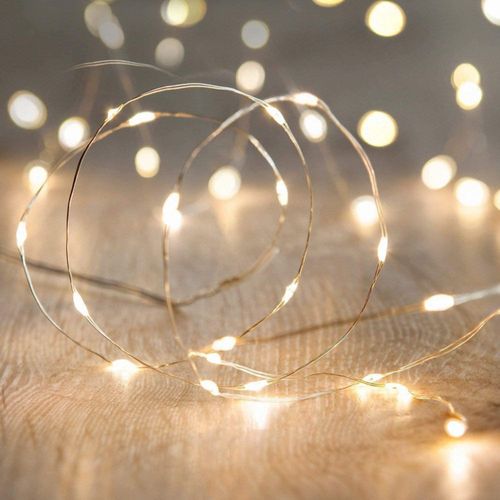 Guirnalda de luces LED ANJAYLIA de 10 pies/3 m 30 LED color blanco cálido
