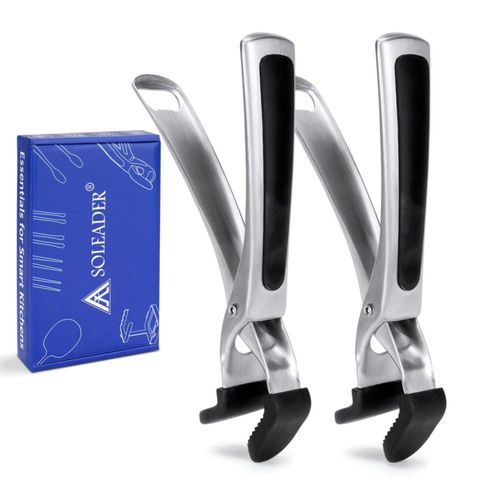 Pinza para platos SOLEADER compatible con sartenes para pizza paquete de 2