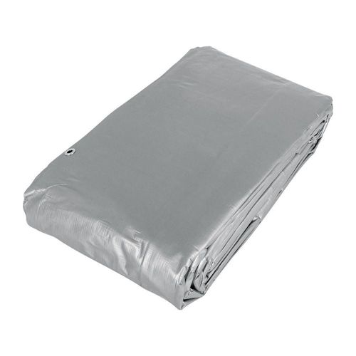 Lona gris reforzada TRUPER 6 x 12 m LT6126X12M gris