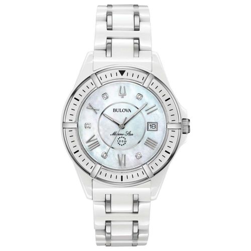 Reloj Bulova Marine Star 98P172 para mujer en cerámica/acero inoxidable
