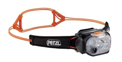 Linterna frontal PETZL Swift RL de 1200 lúmenes ligera y recargable