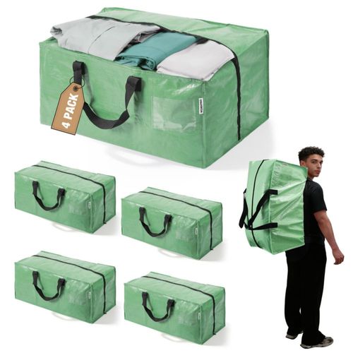 Bolsas de mudanza WORKPRO extra grandes paquete de 4 23 galones (verdes)