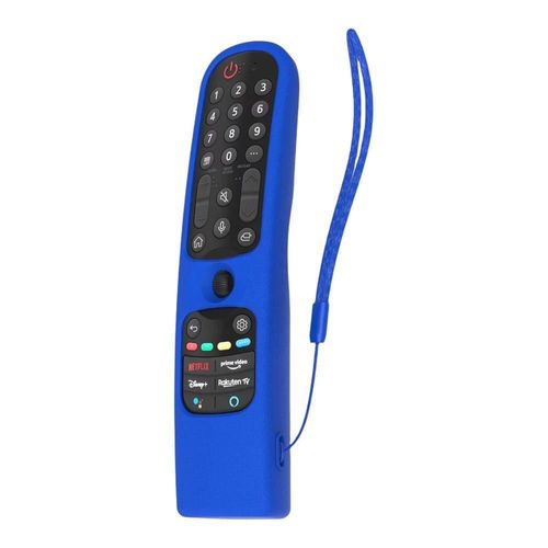 Funda de silicon para control lg magic mr21ga mr22ga azul