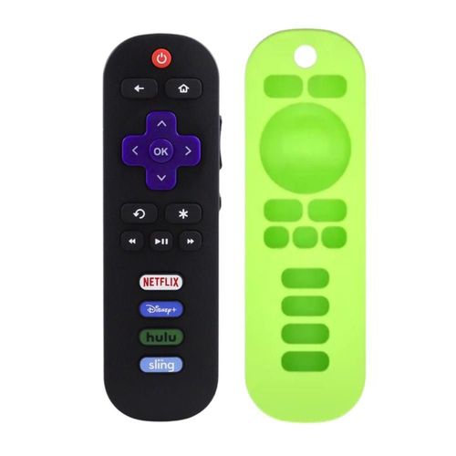 Control compatible con pantalla hisense roku tv mas funda