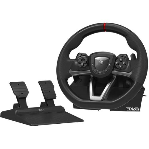 Volante hori apex racing para playstation 4/5 pc + pedales