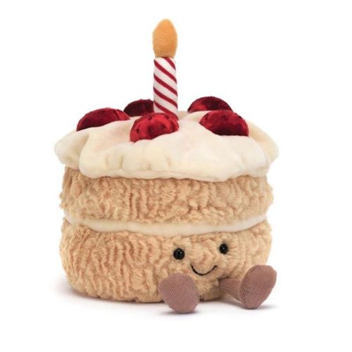 Peluche Jellycat Fun Birthday Cake 12 x 12 x 16 cm