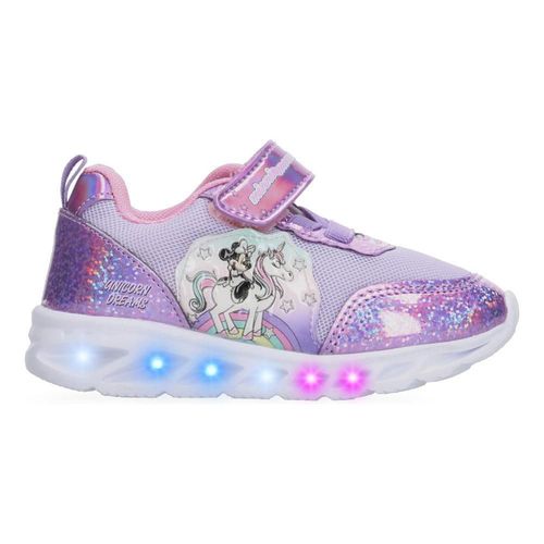 Tenis con led disney lavanda para niña [