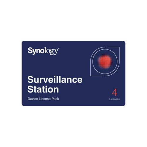 Paquete de licencias para dispositivos de vigilancia Synology CLP4 para 4