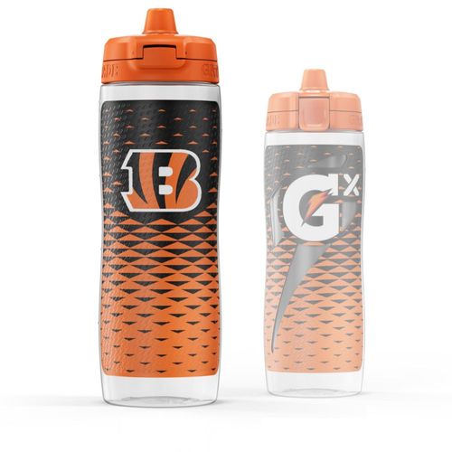 Botella Squeeze Gatorade Gx NFL 900 ml antideslizante piel de caimán