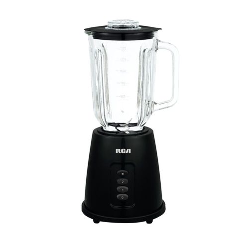 RCA Licuadora RC-L2, Jarra de Vidrio 1.5 L, Cuchillas de Acero Inoxidable, Mezclas Suaves y Uniformes, 2 Velocidades, 350 W.