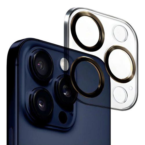 Mica De Cámara Cristal Deluxe Para Iphone 15 Pro/ 15 Pro Max