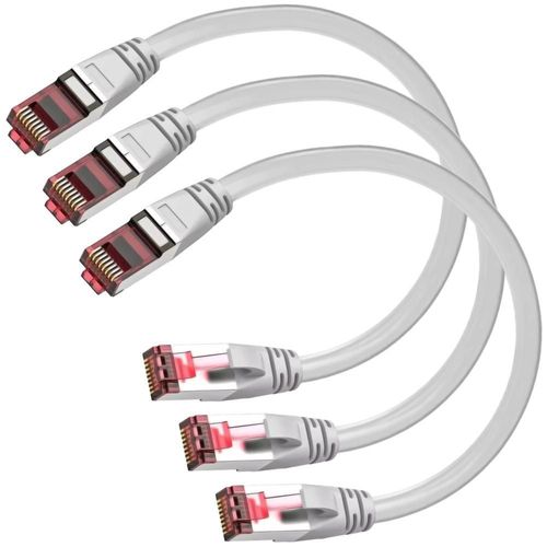Cables Ethernet Doble Blindaje MXEEH-003 EtherProGray0025 Cables de Red para Interiores