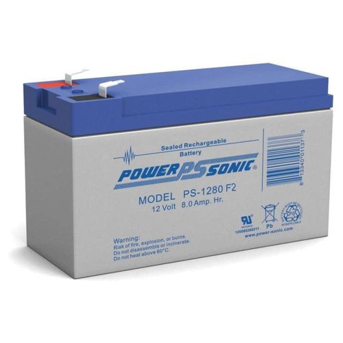 BATERIA DE RESPALDO POWER SONIC PS1280 12V 8AH F2