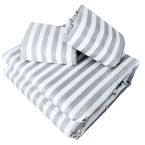 Funda de Duvet Koala Estampada Individual Raya Gris