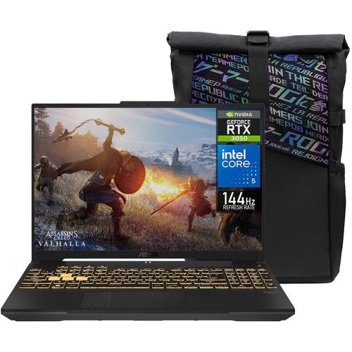Laptop gamer asus tuf f16 rtx 3050 core 5 32gb 1.5tb mochila