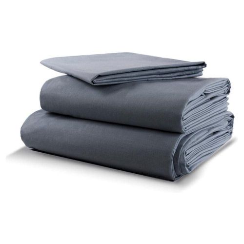 Juego de Sábanas Confort 300  Rebeca King Size Gris Oxford